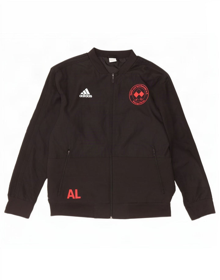 Adidas Herre Climalite Grafisk træningsdragt Topjakke Stor sort polyester