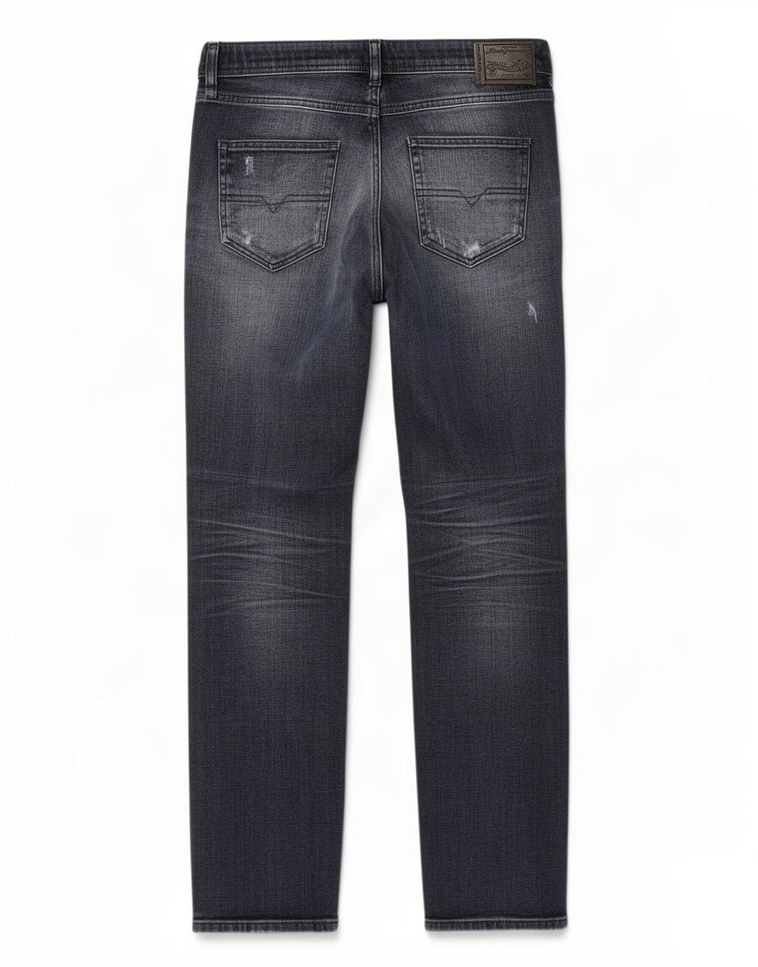 Diesel Herre Reen Distressed Regular Straight Jeans W30 L32 Blue Cotton