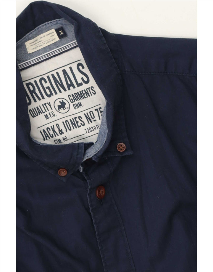 Jack & Jones Herreskjorte Medium Navy Blue Cotton