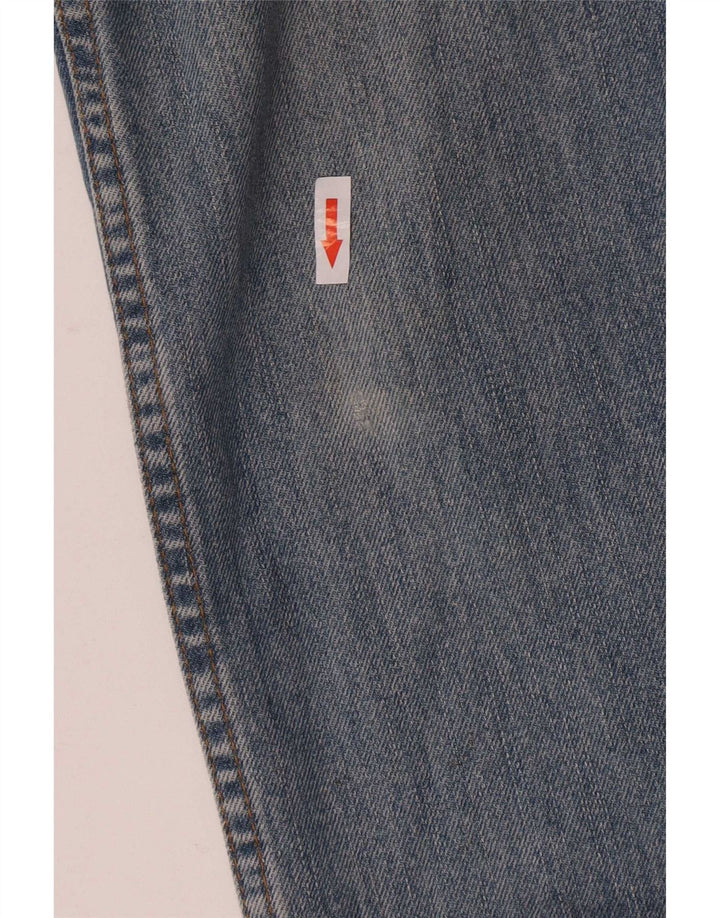 Wrangler Herre Texas Straight Jeans W38 L32 Blå Bomuld