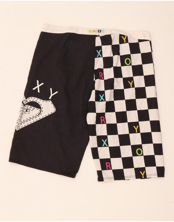 Roxy Womens grafiske svømmeshorts UK 10 Small Black Geometric Polyester