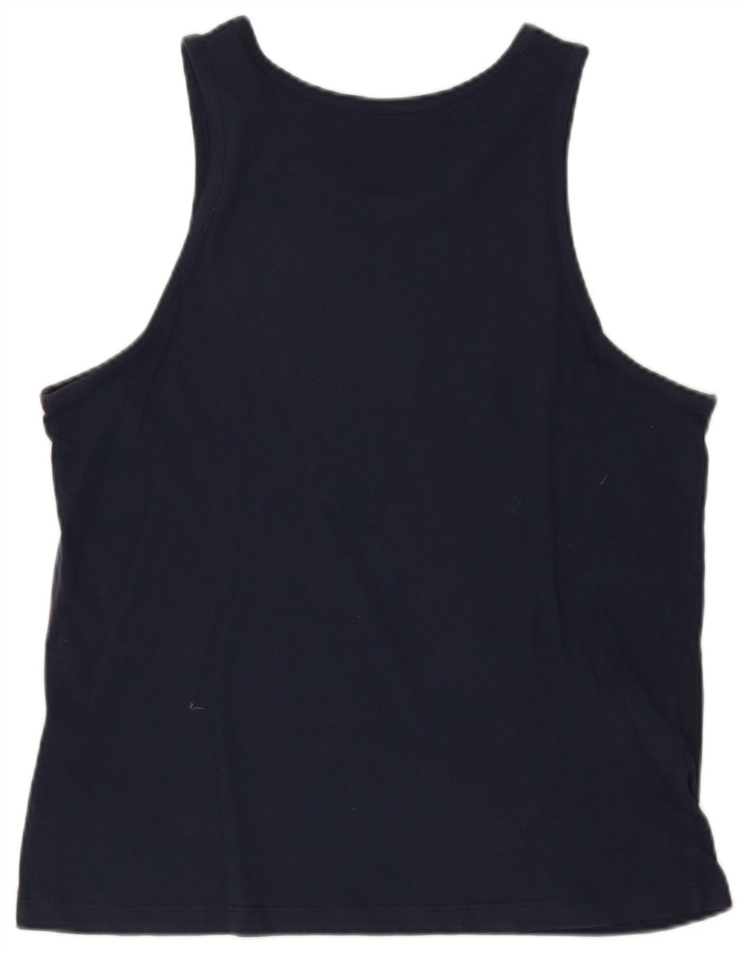 Nike Herre Slim Fit Grafisk Vest Top Stor Marineblå Bomuld