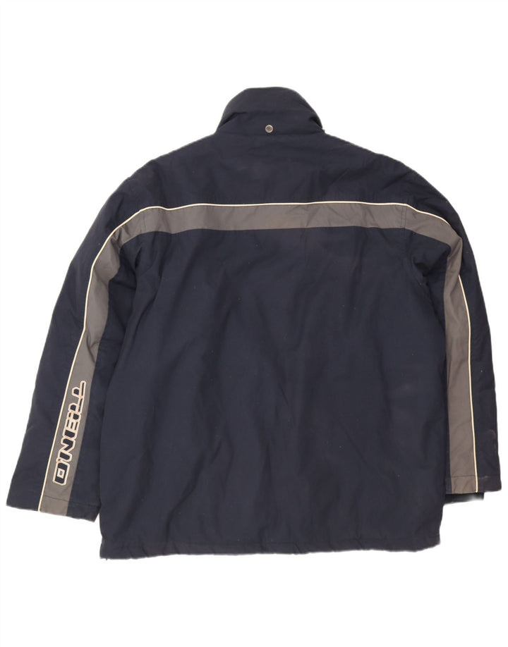 O'Neill Herre Graphic Windbreaker Jacket UK 40 Large Navy Blue Colourblock
