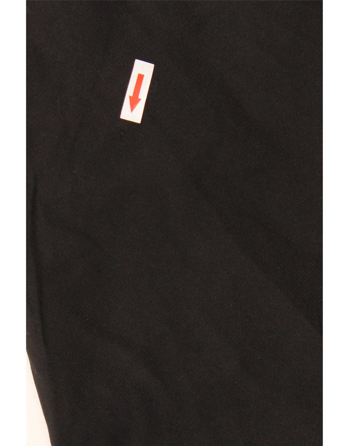 Marks & Spencer Straight Suit bukser til mænd W42 L31 Sort polyester