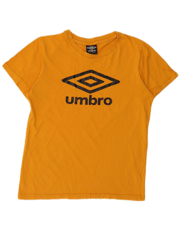 Umbro Herre Grafisk T-Shirt Top Lille Gul