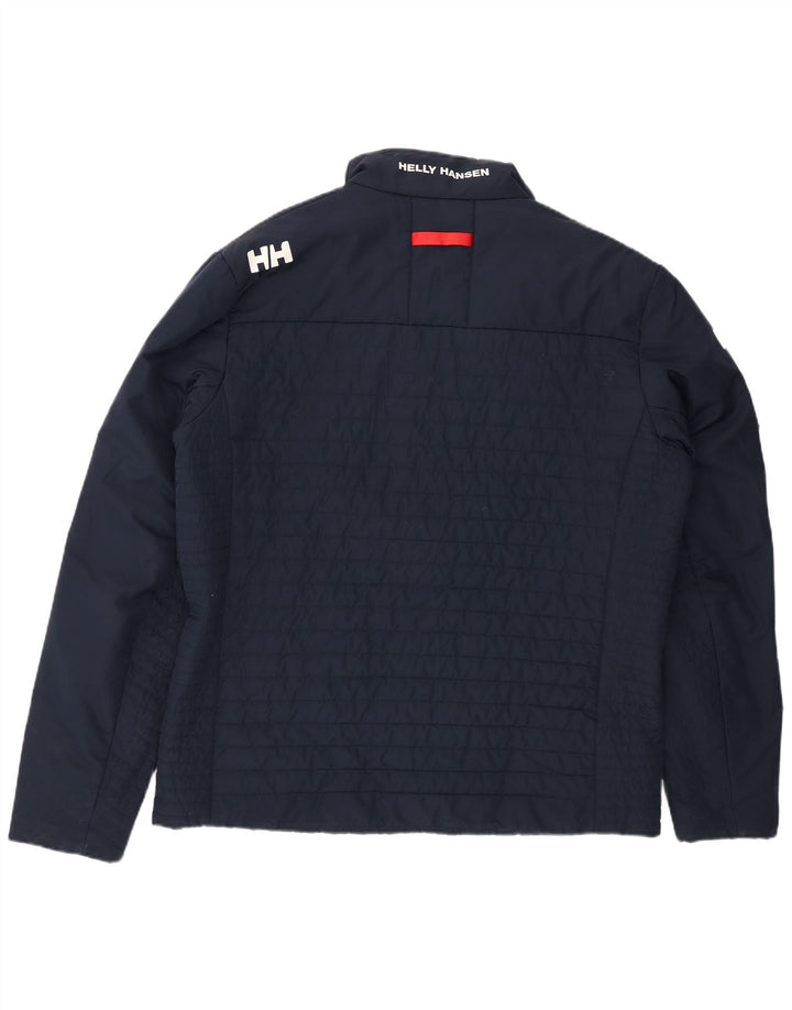 Helly Hansen Herre Bomber Jacket UK 44 2XL Navy Blue Polyester