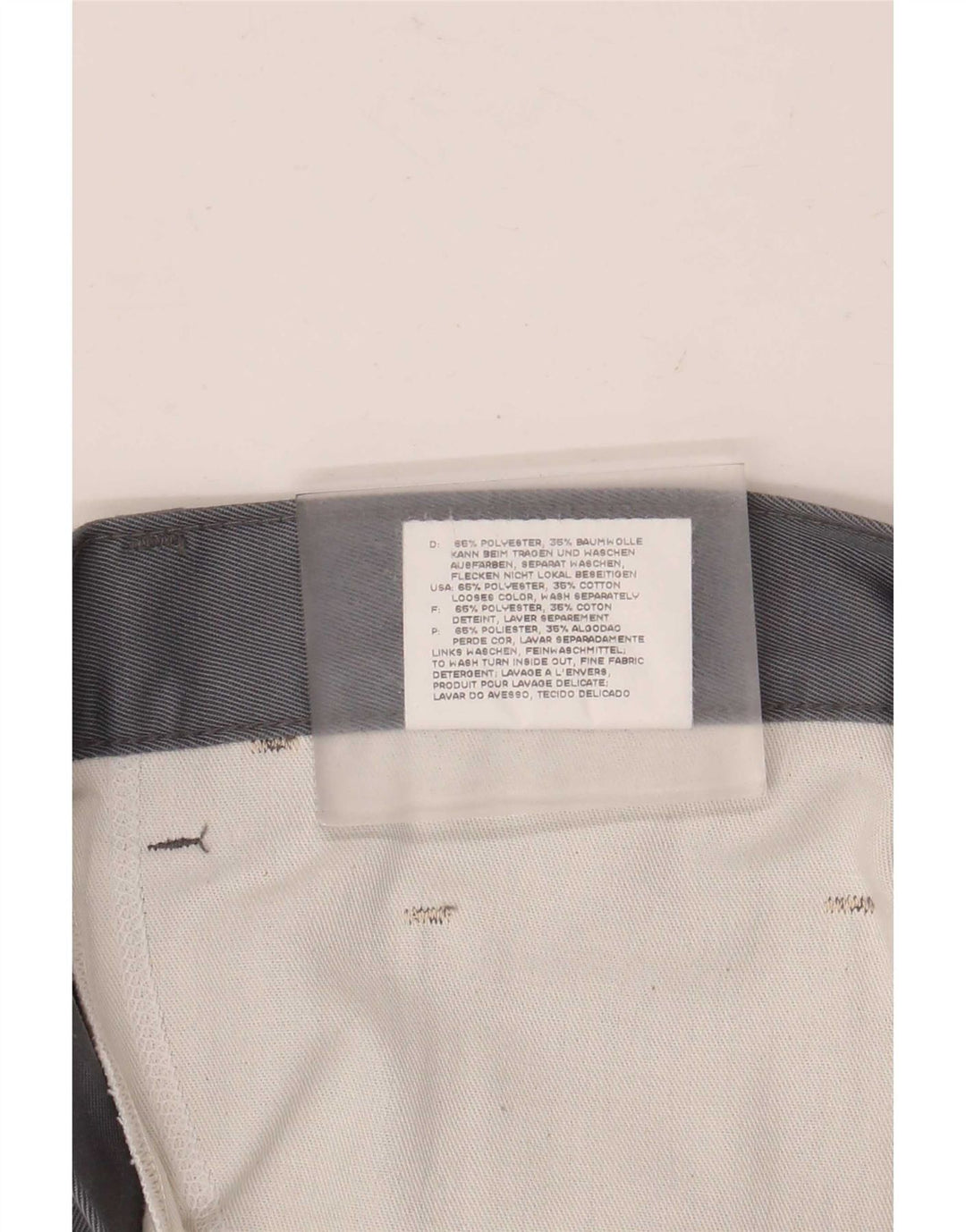 Mustang Herre Bootcut Casual Bukser W33 L34 Grå Polyester