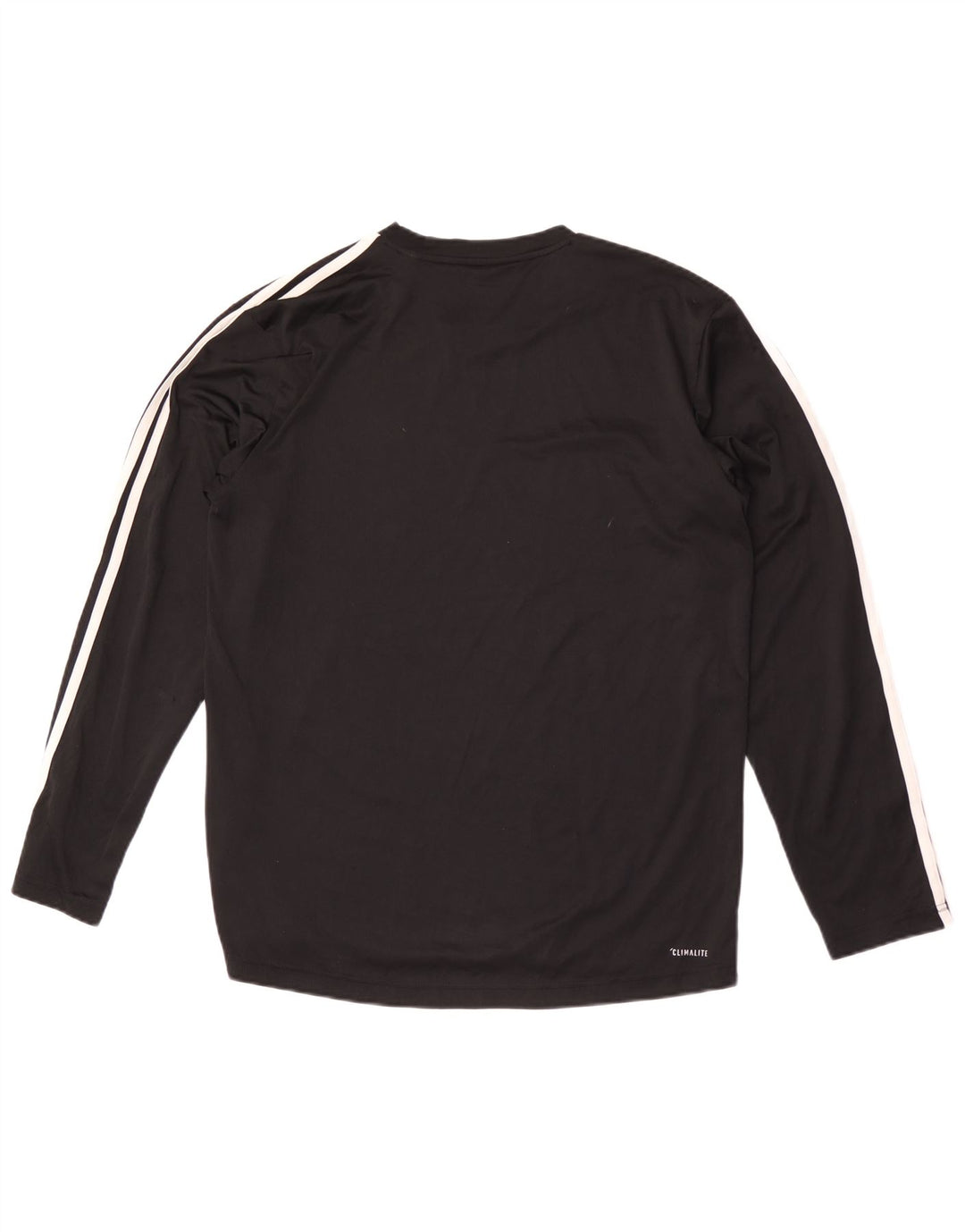 Adidas Herre Climalite Top Langærmet Stor Sort Polyester