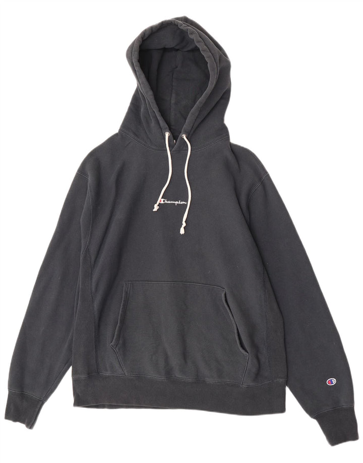 Champion Herre hættetrøje Jumper Large Sort Bomuld
