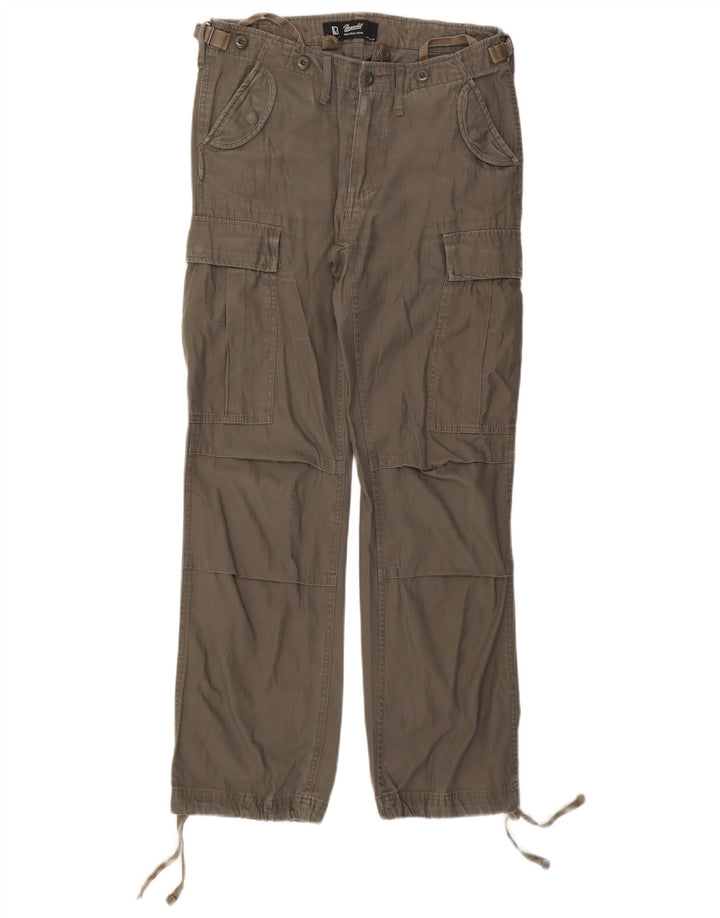Brandit Dame Cargo Cargo Bukser W29 L29 Khaki Bomuld