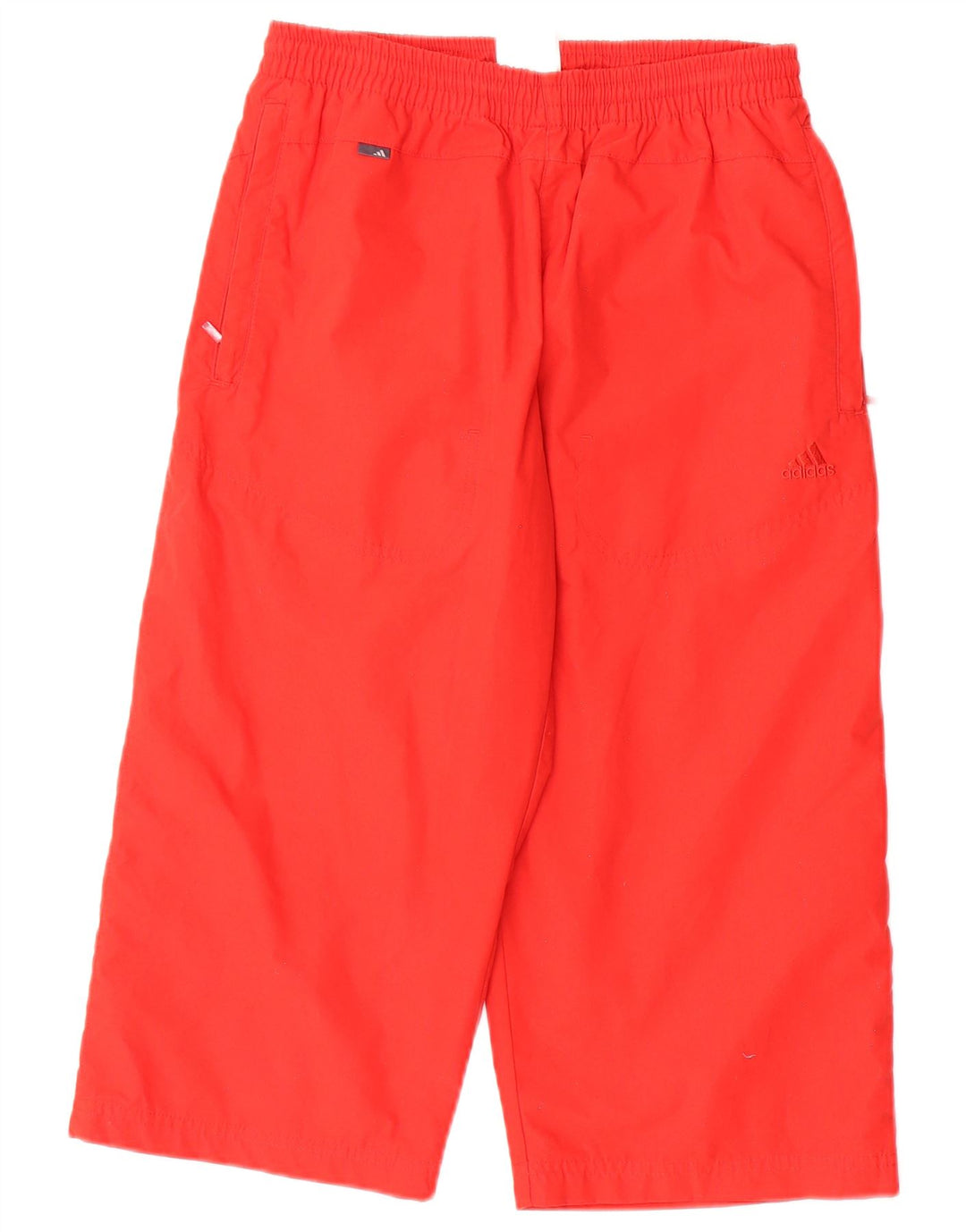 ADIDAS Drenge Loose Fit Capri træningsdragt bukser 13-14 år Rød polyester