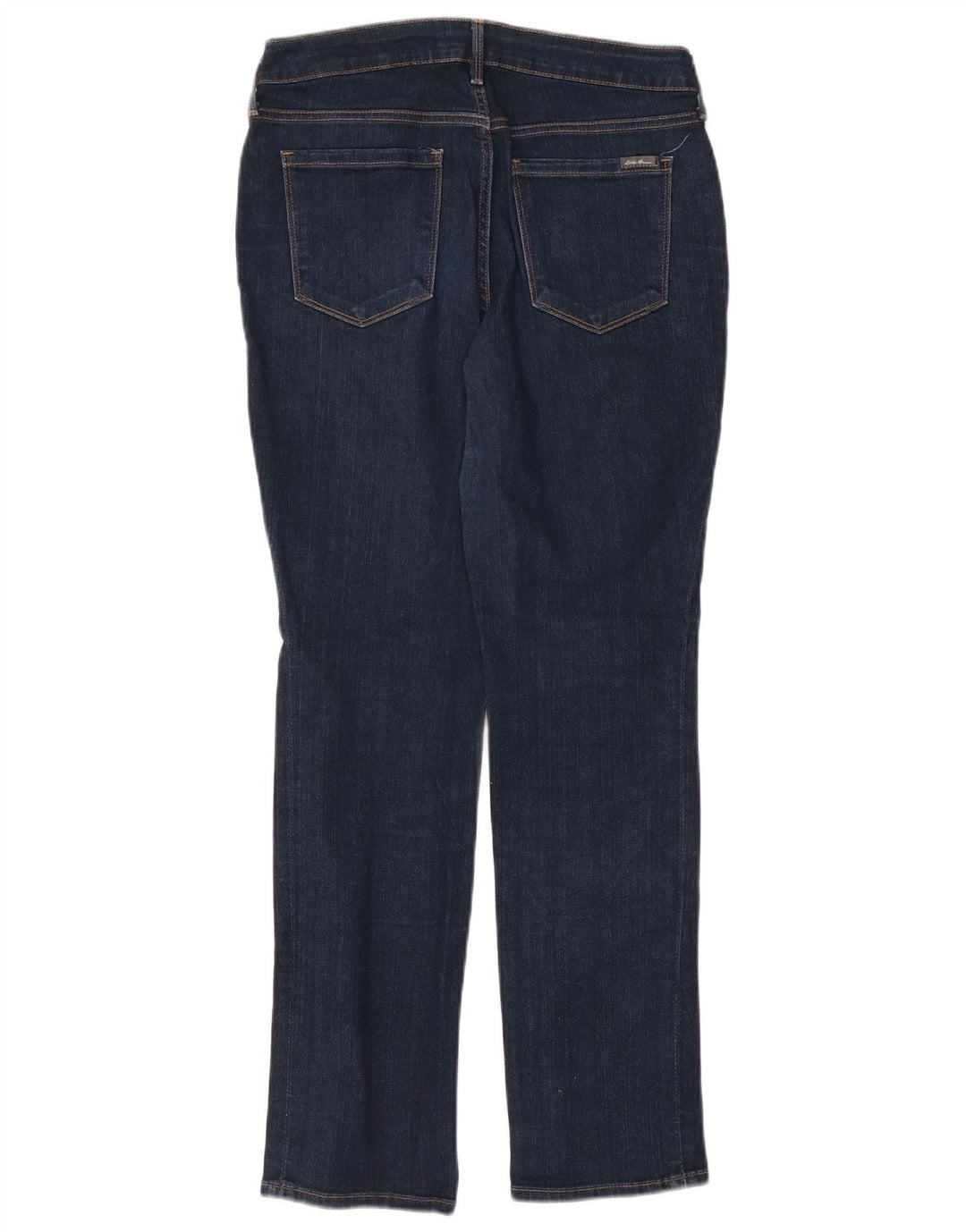 Eddie Bauer Dame Straight Jeans US 8 Medium W29 L29 Marineblå Bomuld