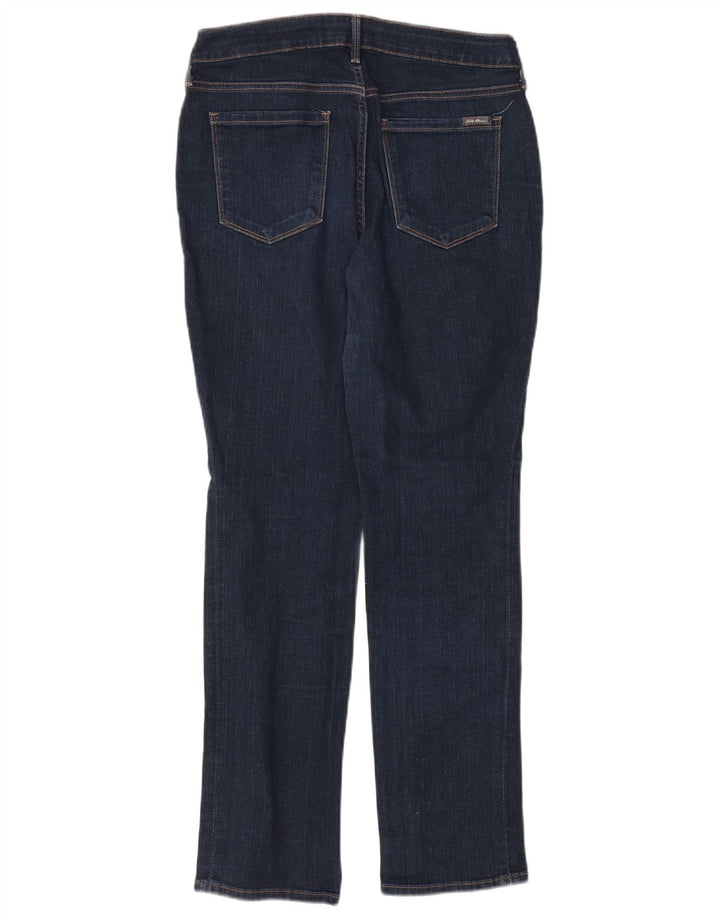 Eddie Bauer Dame Straight Jeans US 8 Medium W29 L29 Marineblå Bomuld