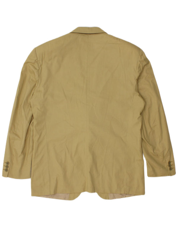 Cacharel Herre 2-knaps blazerjakke IT 52 XL Beige Bomuld