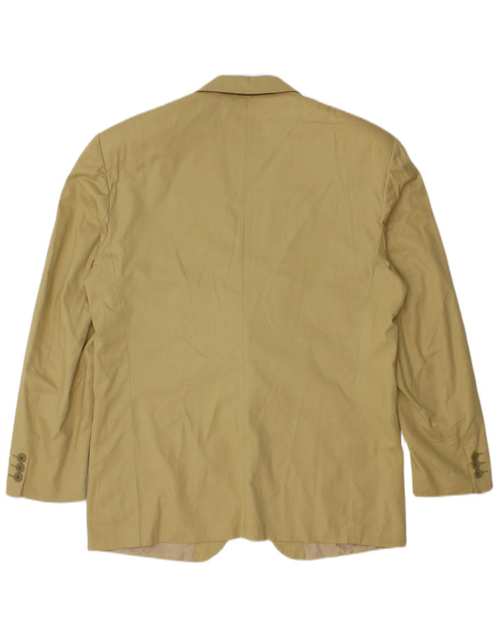 Cacharel Herre 2-knaps blazerjakke IT 52 XL Beige Bomuld