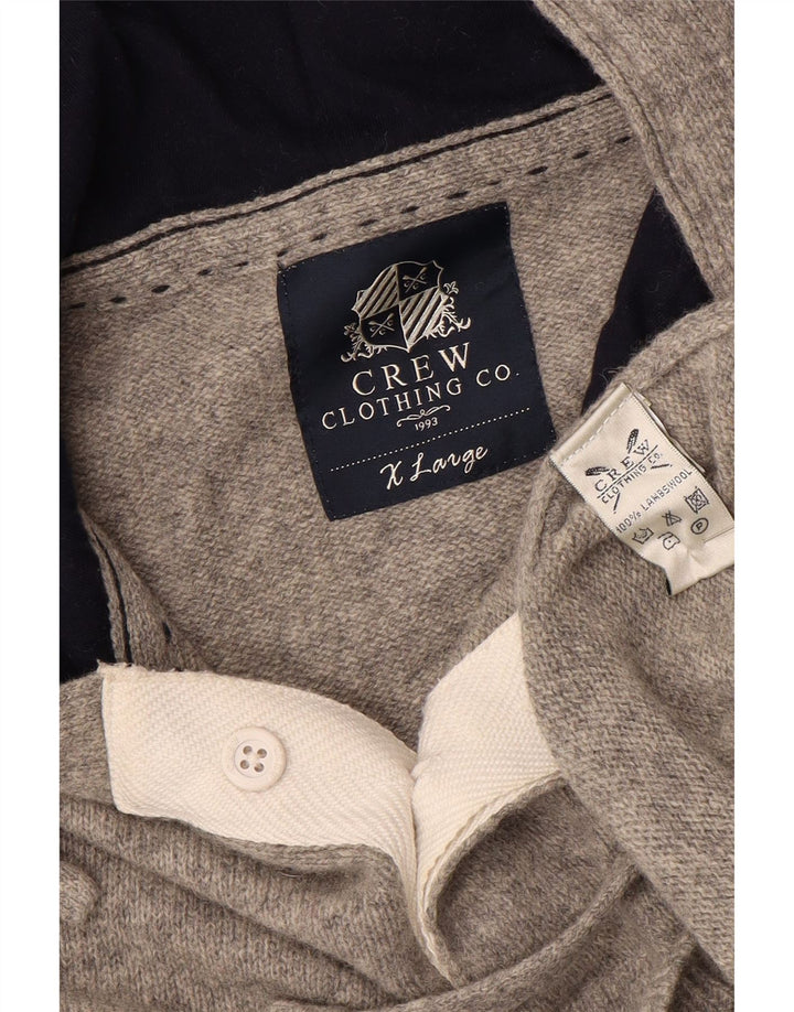 Crew Clothing Herre Hættetrøje XL Grå Uld