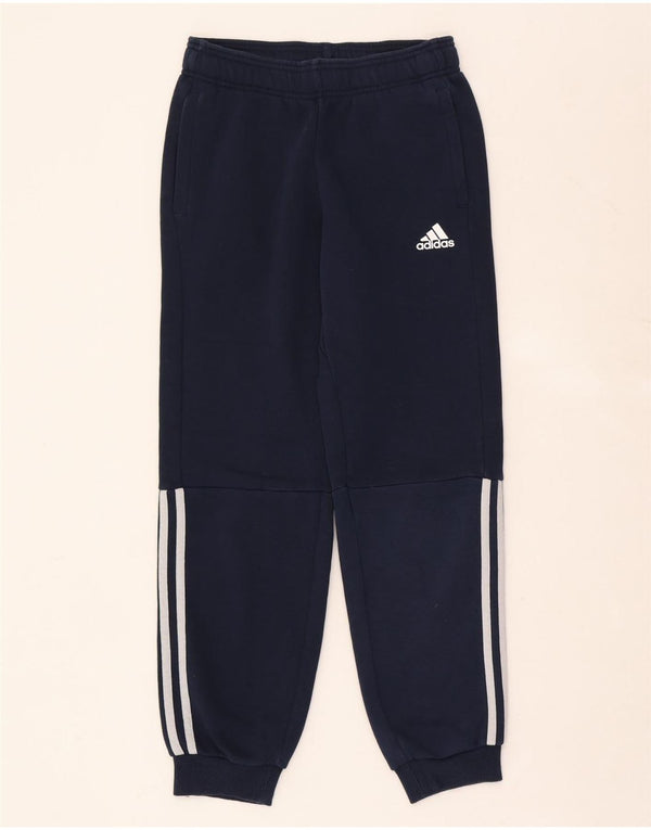 Adidas Drenge Træningsdragt Bukser Joggers 11-12 år Marineblå Bomuld