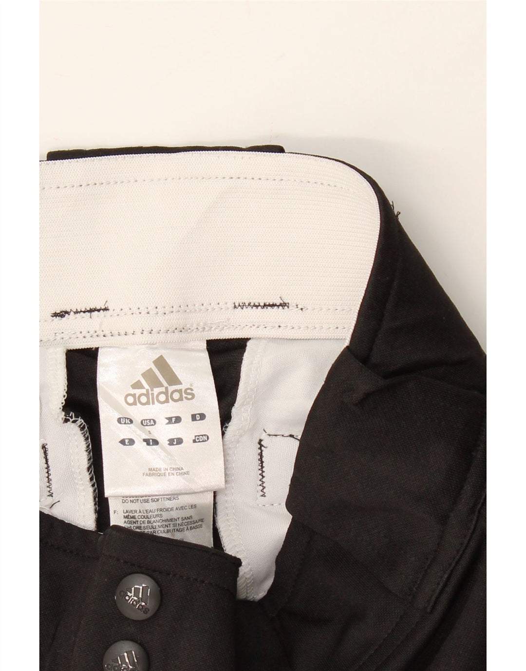 ADIDAS Mens Tracksuit Trousers Joggers Small  Black Polyester Vintage Adidas and Second-Hand Adidas from Messina Hembry 