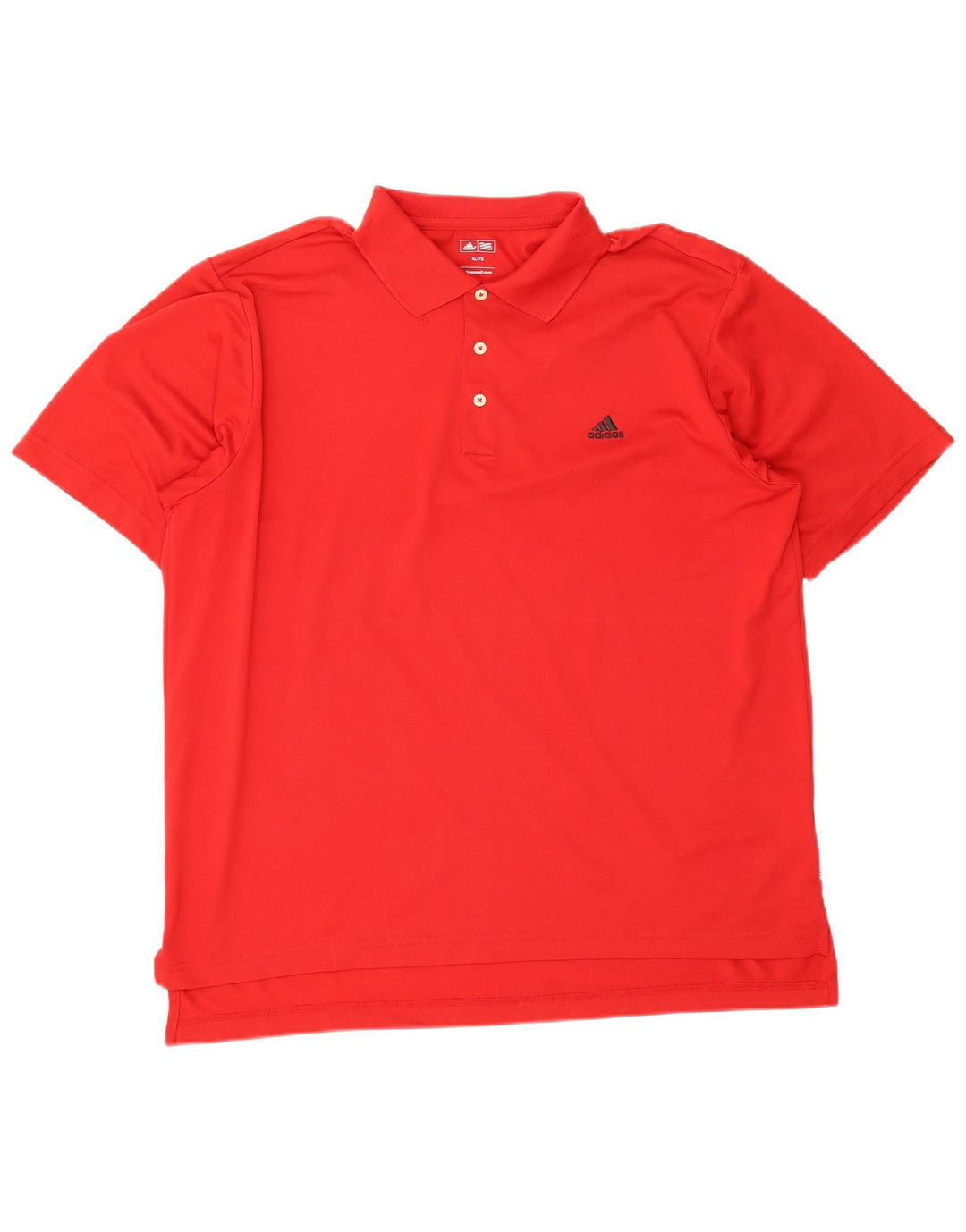 Adidas Polo Shirt til mænd XL Rød Polyester