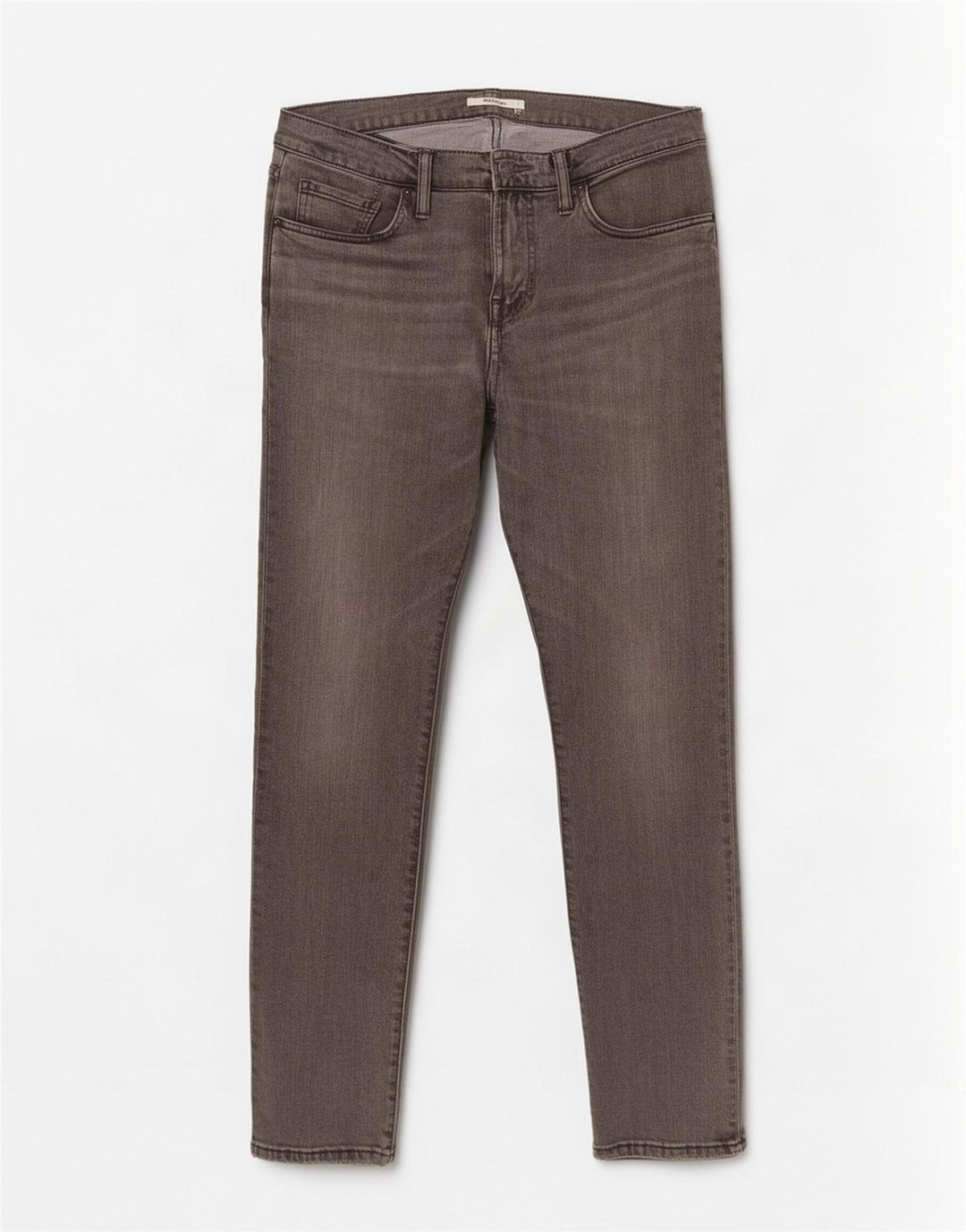 Levi's Herre 502 tilspidsede jeans W30 L32 Grå bomuld