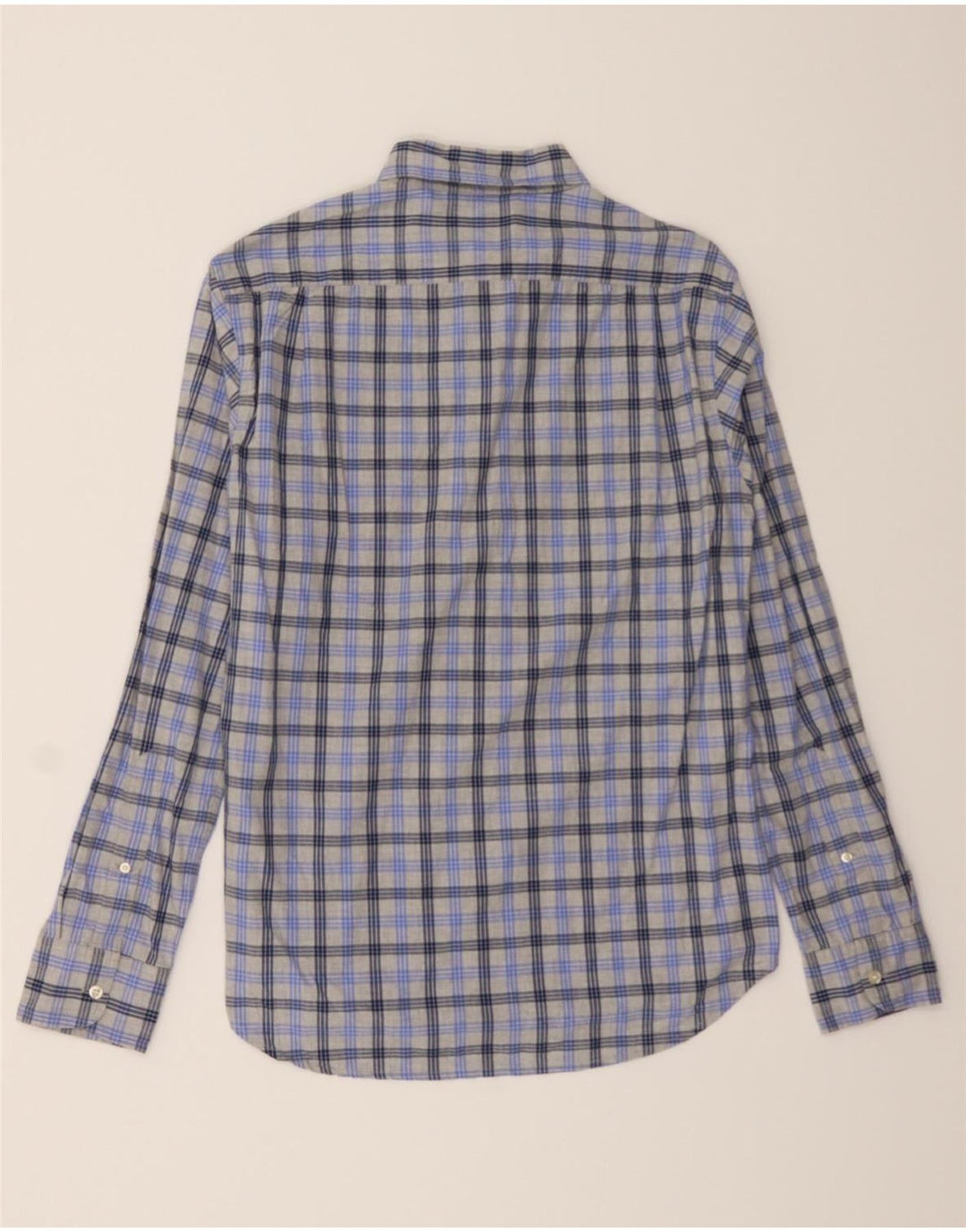 BONOBOS Mens Slim Fit Shirt Medium Purple Check Cotton Vintage BONOBOS and Second-Hand BONOBOS from Messina Hembry 