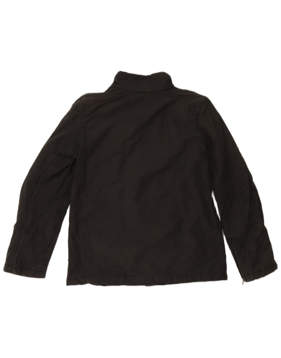 Jigsaw Dame Oversized Windbreaker Jacket UK 10 Small Black