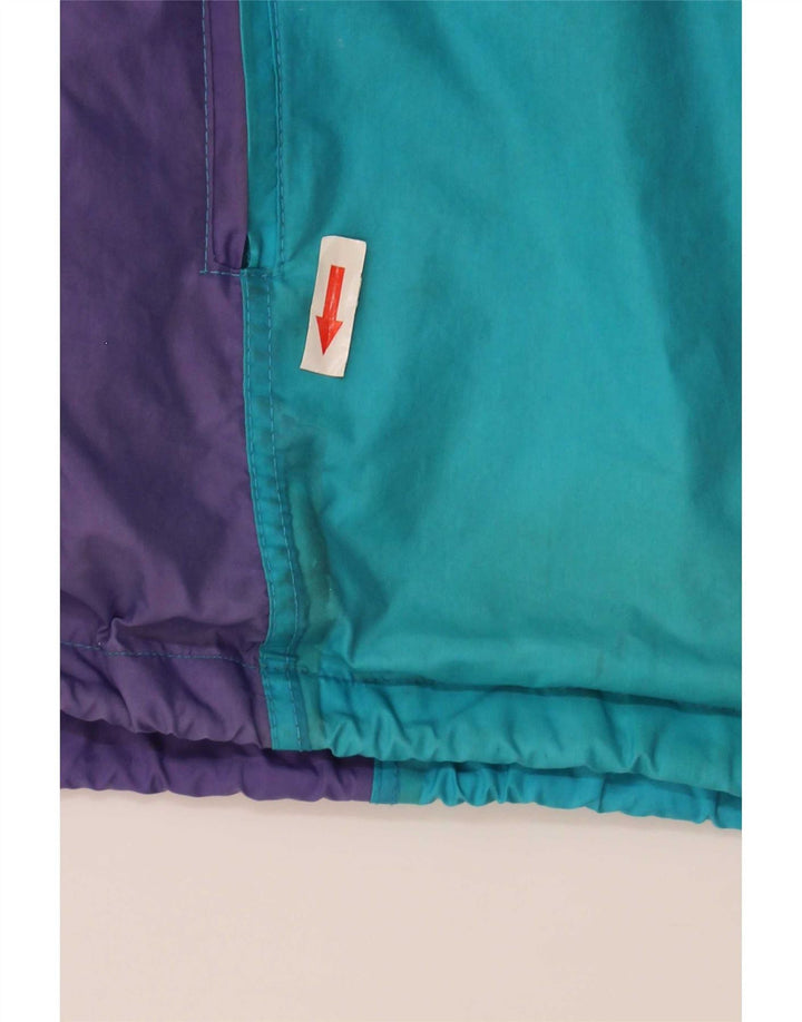 Shamp Regnjakke med hætte til mænd EU 48/50 Medium Flerfarvet Colourblock
