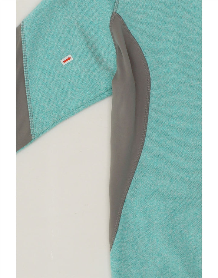 ICEPEAK Womens Tracksuit Top Jacket IT 44 Medium Blue Colourblock Vintage Icepeak and Second-Hand Icepeak from Messina Hembry 