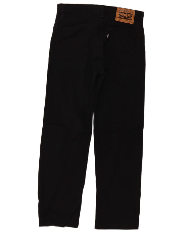 Levi's Herre 751 lige fritidsbukser W30 L28 sort bomuld