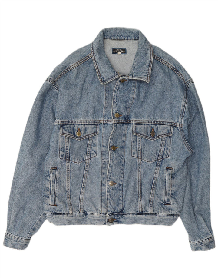 Vintage denimjakke til mænd UK 38 Medium Blue