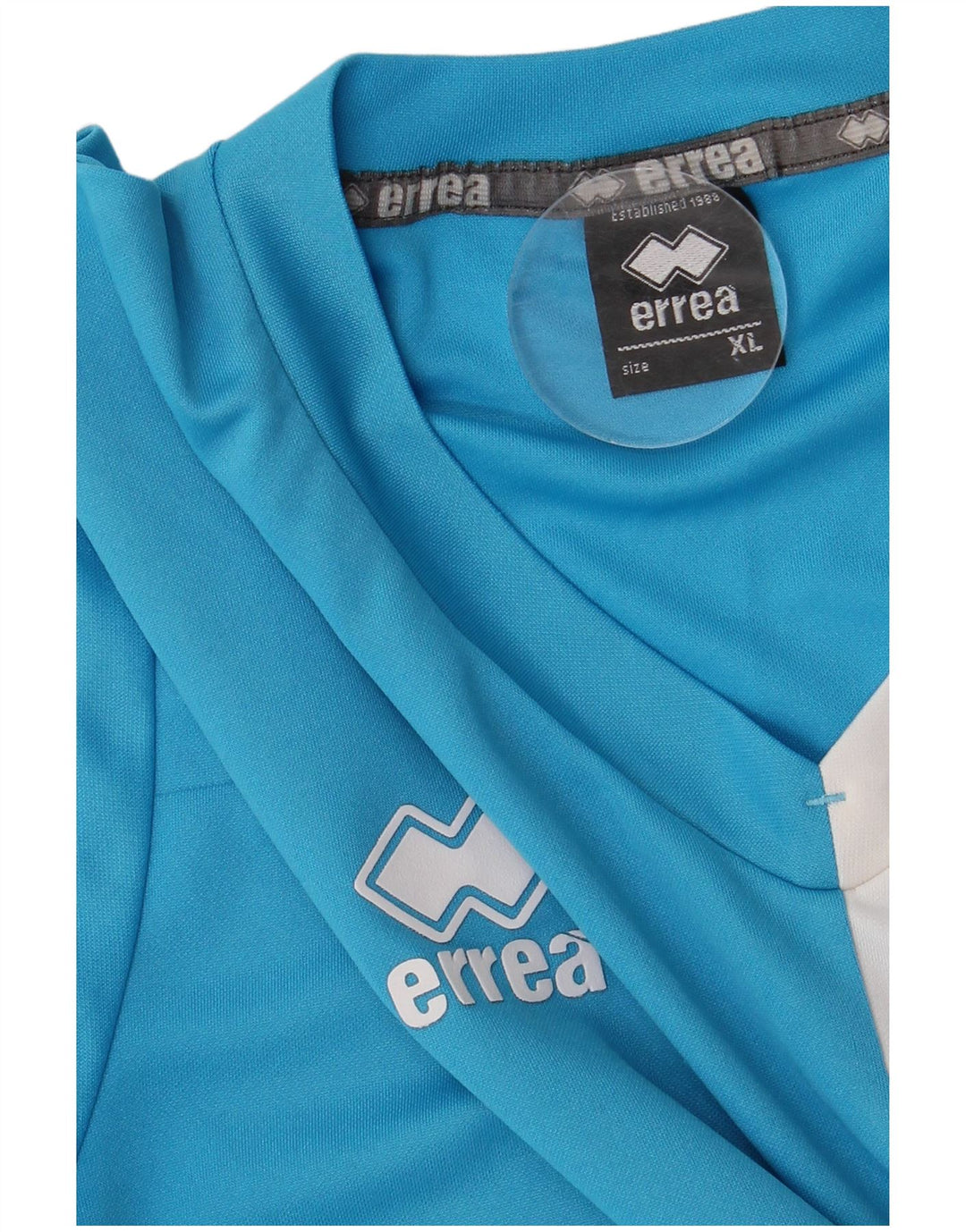 Errea Herre T-Shirt Top XL Blå Colourblock