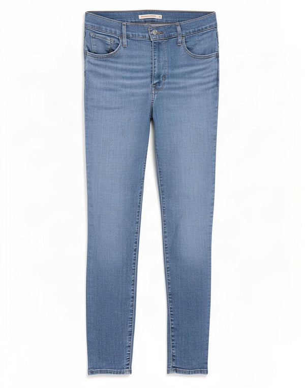 Levi's skinny jeans til kvinder W29 L30 blå bomuld