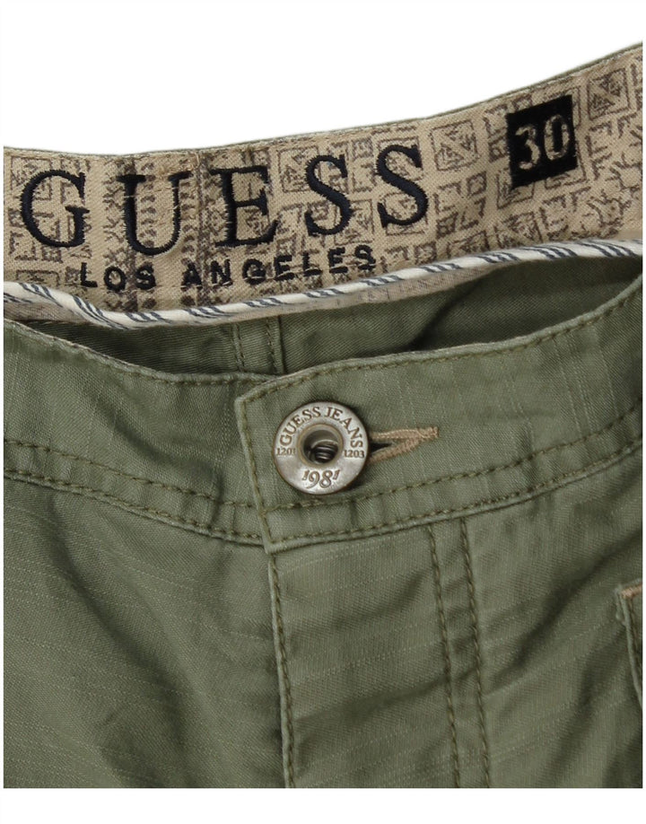 Guess Herre Cargo Shorts W30 Medium Khaki Bomuld