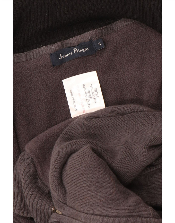 James Pringle herre cardigan sweater lille grå bomuld