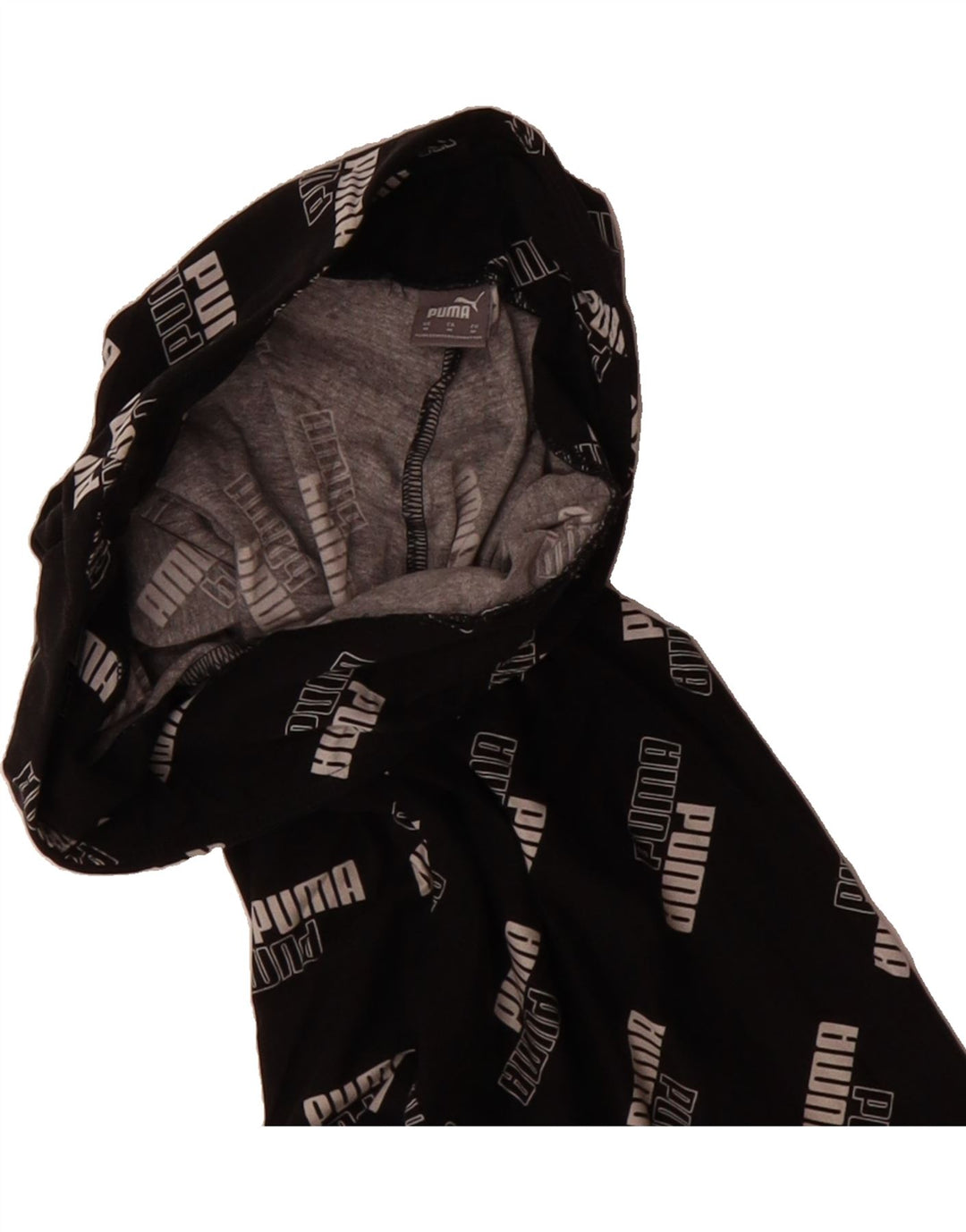 PUMA Womens Graphic Leggings UK 12 Medium Black Vintage Puma and Second-Hand Puma from Messina Hembry 