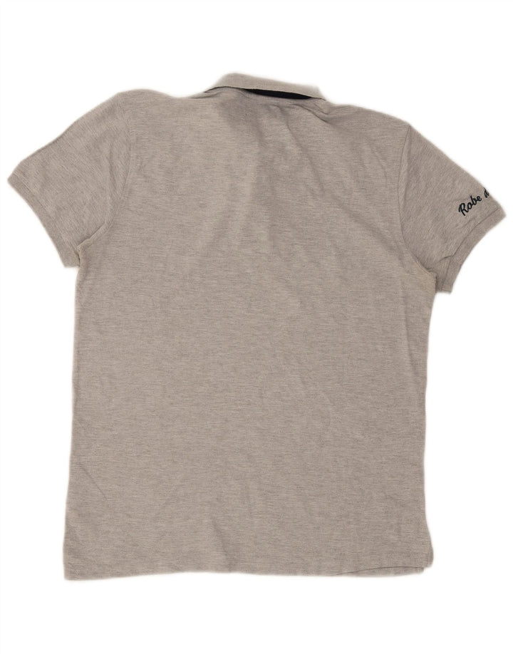 Kappa herre polo shirt, stor grå farveblok bomuld