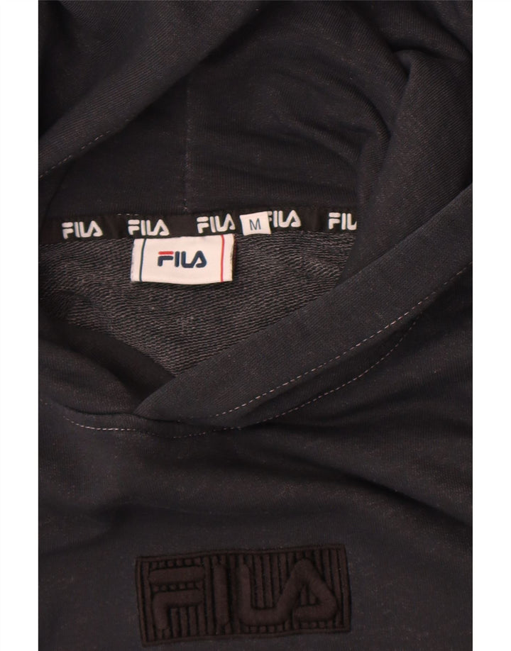 Fila Grafisk hættetrøje til kvinder UK 14 Medium Sort