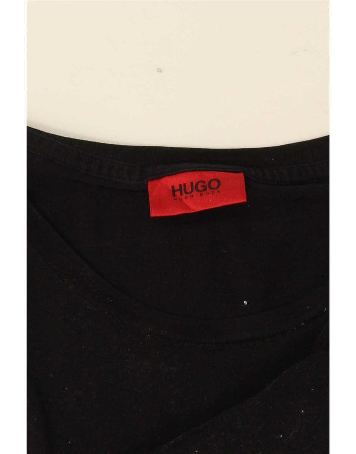 Hugo Boss Herre T-Shirt Top 2XL Sort Bomuld