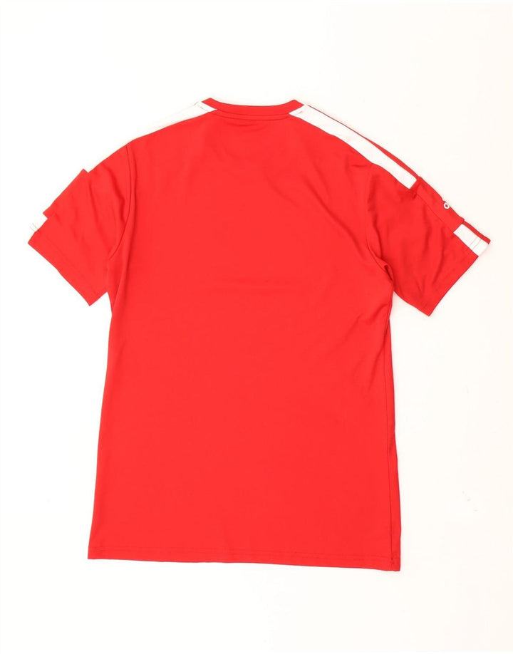 Adidas Herre Aeroready T-Shirt Top Lille Rød Colourblock