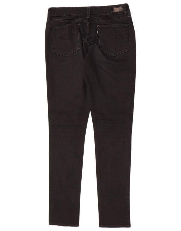 Levi's Dame Demi Curve Mid Rise Skinny Jeans W28 L32 Sort Bomuld