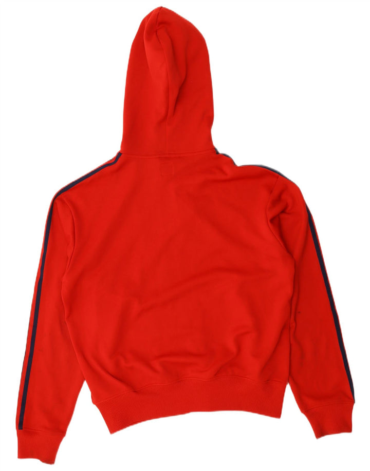 Adidas Hættetrøje med lynlås til mænd Stor rød polyester