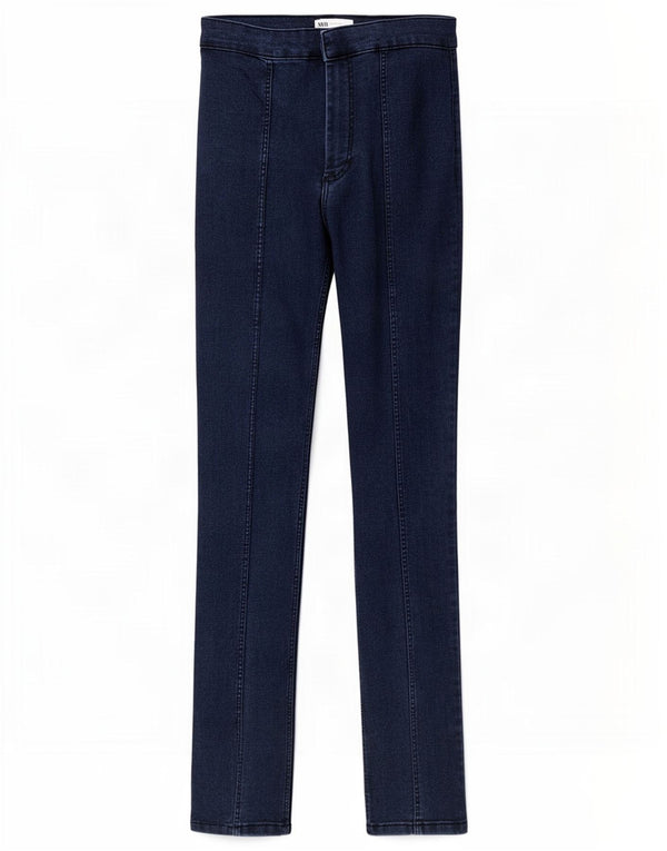 Zara Womens High Waist Skinny Jeans EU 38 Small W28 L34 Blue Cotton