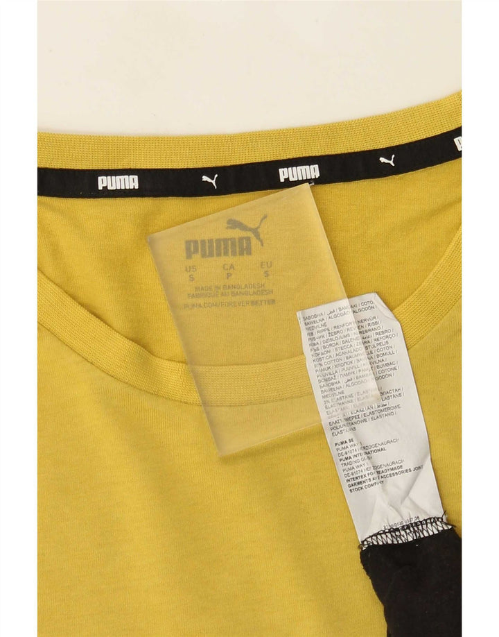 Puma Herre T-shirt Top Lille flerfarvet Colourblock Bomuld