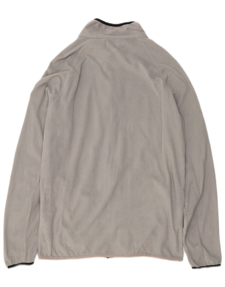 TRUSSARDI Fleecejakke til kvinder UK 18 XL Grå Polyester