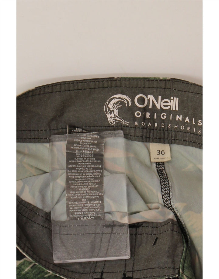 O'NEILL Badeshorts til mænd, store flerfarvede blomsterpolyester