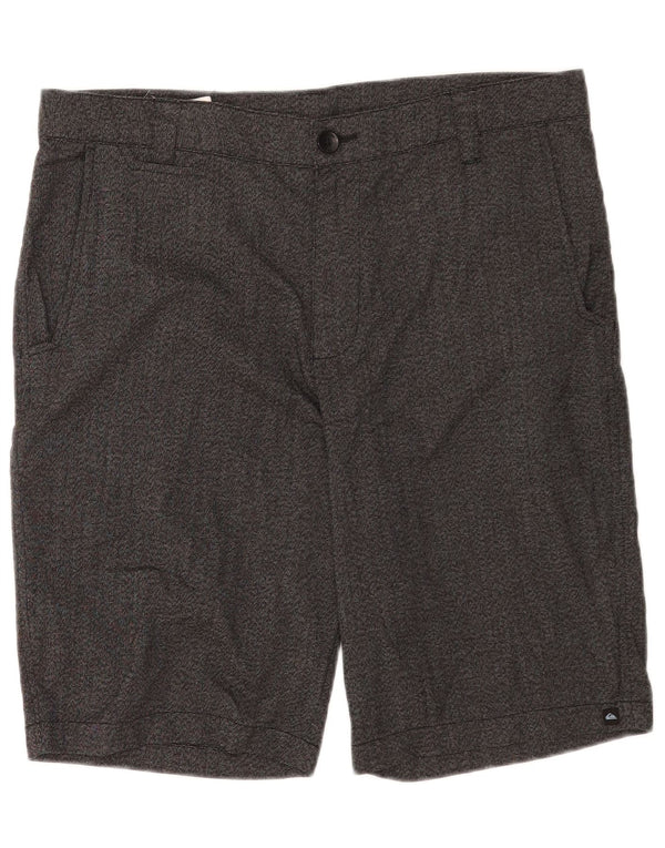 Quiksilver Zathan Cargo Shorts til mænd W34 Large Grå Polyester