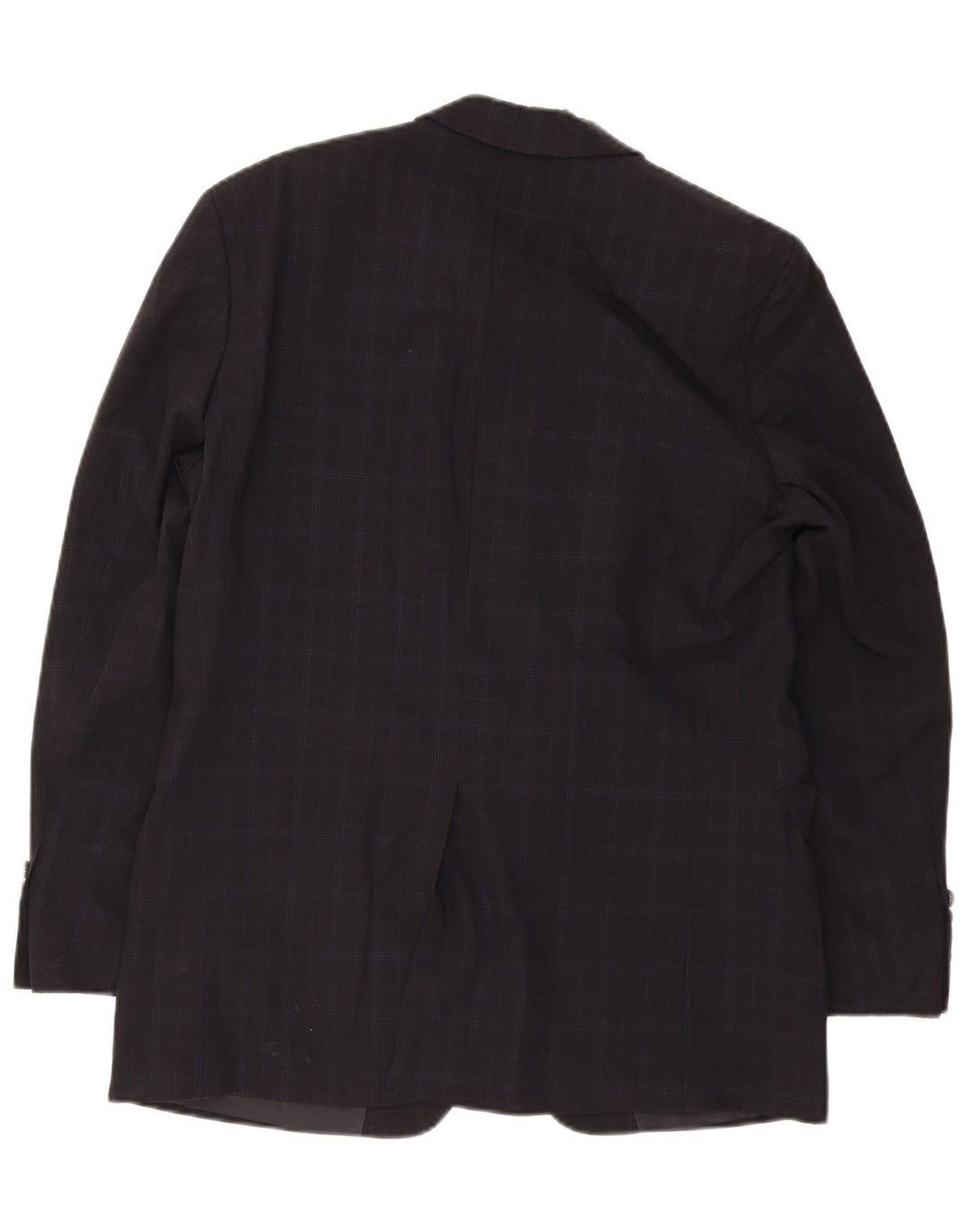 Hugo Boss Herre 3-knaps blazerjakke UK 38 Medium Navy Blue Check