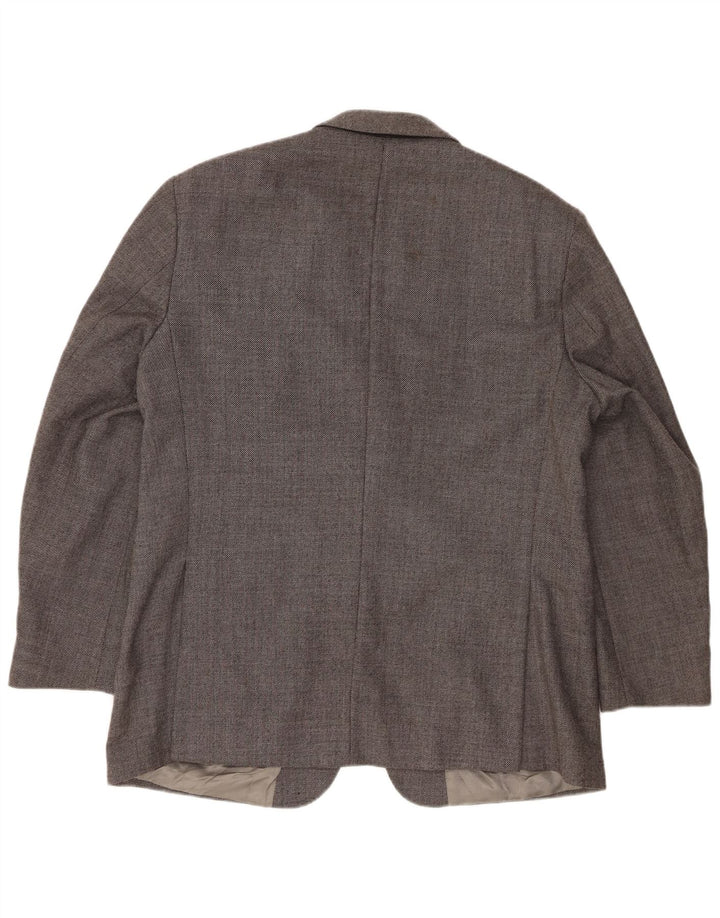 Marks & Spencer Herre 2-knaps blazerjakke UK 44 XL Grå Ny uld