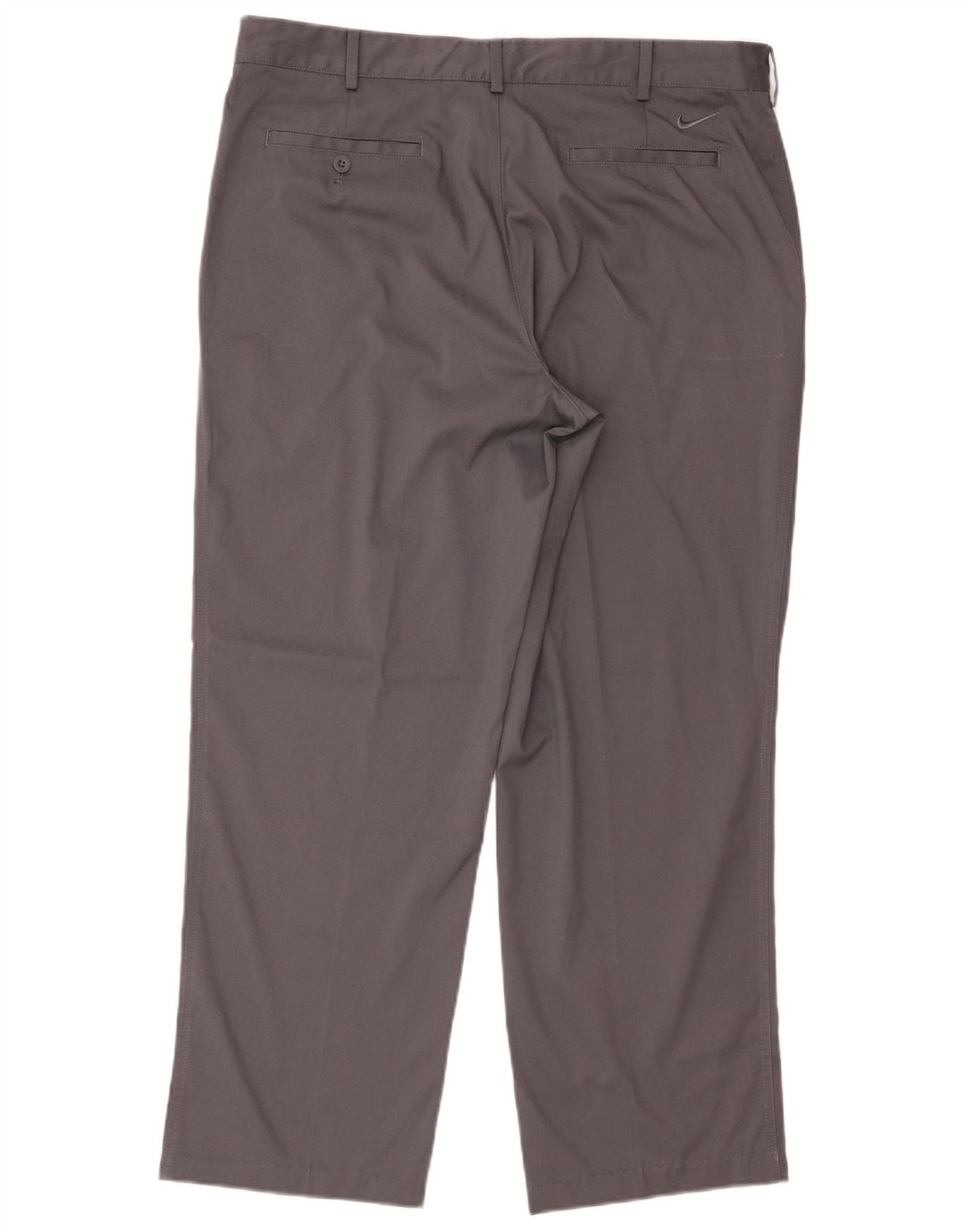 Nike Herre Dri Fit Lige Chino-bukser W36 L30 Grå polyester