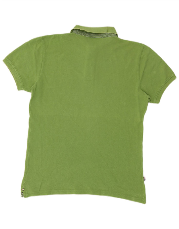 Blauer herre polo shirt lille grøn bomuld